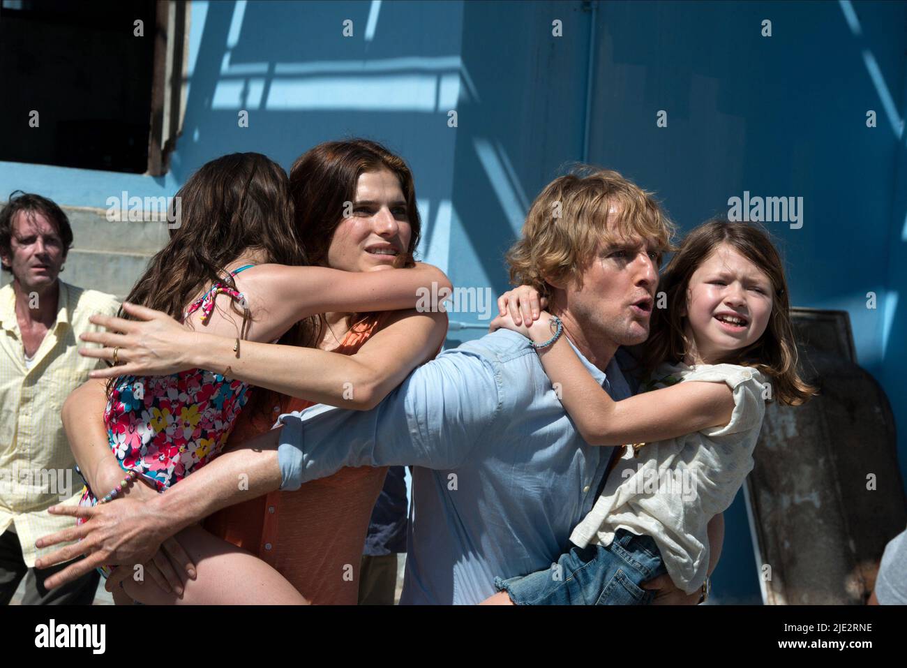 STERLING JERINS, lago Bell, Owen Wilson, CLAIRE GEARE, NO ESCAPE, 2015 Foto Stock