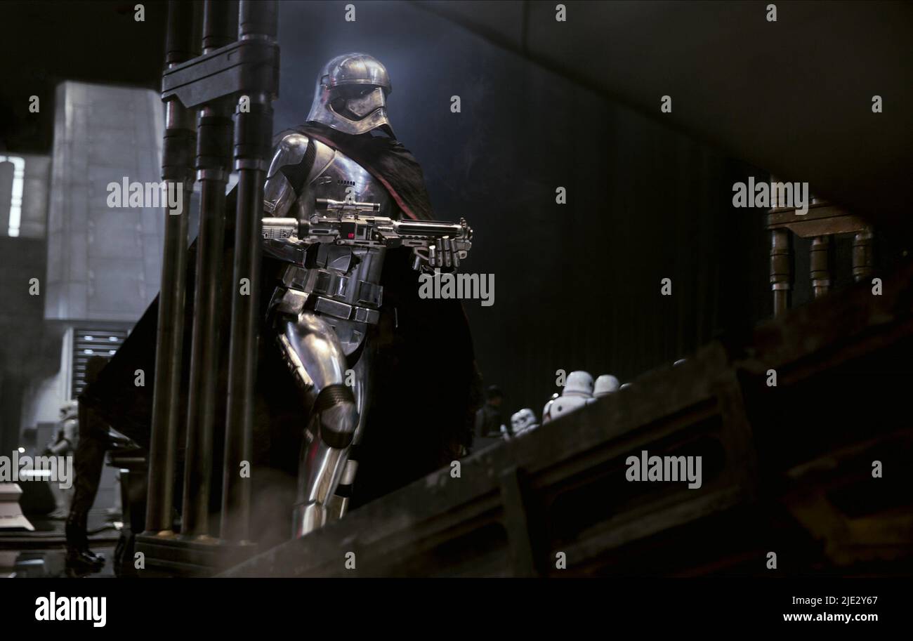 GWENDOLINE CHRISTIE, STAR WARS: EPISODIO VII - LA FORZA SI RISVEGLIA, 2015 Foto Stock