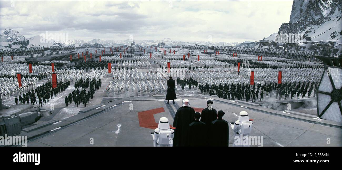 IL PRIMO ORDINE, GUERRE STELLARI: EPISODIO VII - LA FORZA SI RISVEGLIA, 2015 Foto Stock