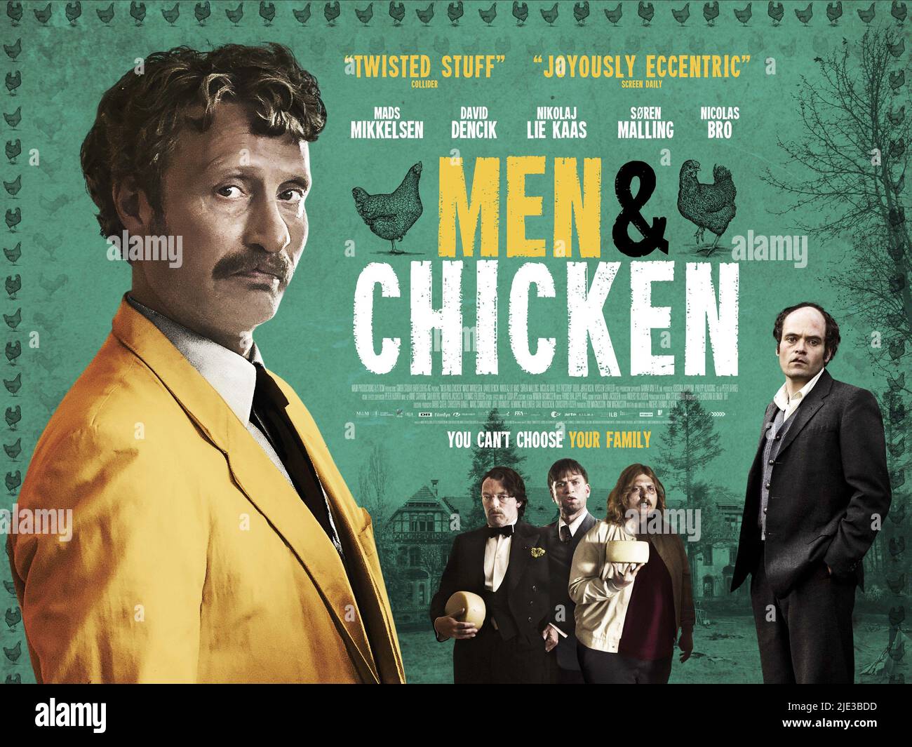 MIKKELSEN,MALLING,KAAS,BRO,DENCIK, UOMINI E POLLO, 2015 Foto Stock