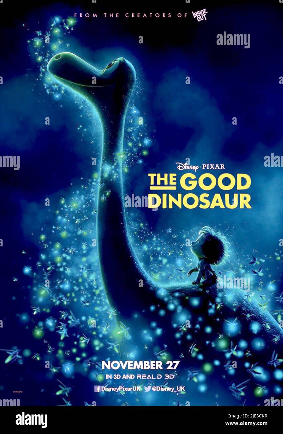 ARLO, POSTER, IL BUON DINOSAURO, 2015 Foto Stock