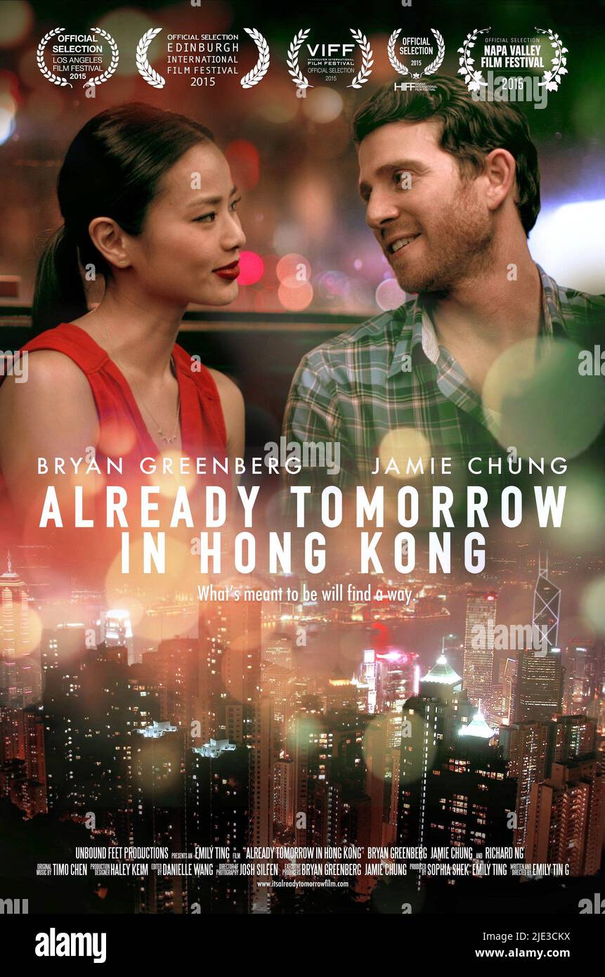 CHUNG,POSTER, GIÀ DOMANI A HONG KONG, 2015 Foto Stock