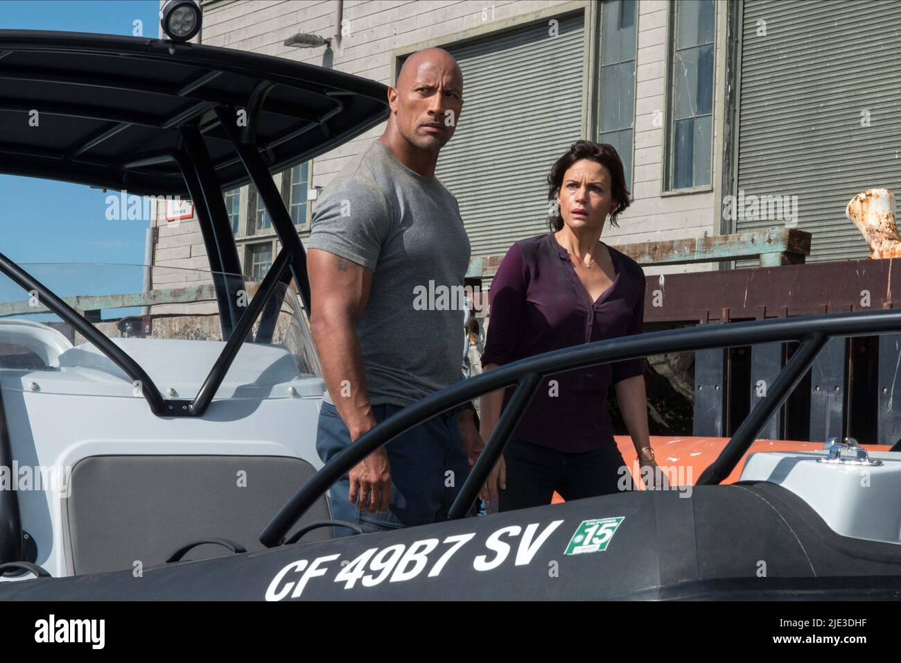 JOHNSON, GUGINO, SAN ANDREAS, 2015 Foto Stock