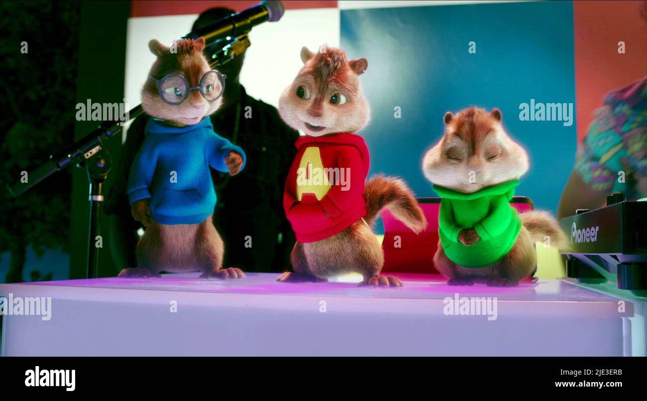 SIMON, ALVIN, THEODORE, ALVIN E I CHIPPUNKS: LA STRADA CHIP, 2015 Foto Stock