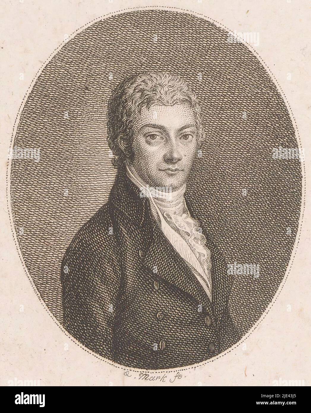 Ritratto di Joseph Franz Appel, Quirin Mark, 1763 - 1811, tipografia: Quirin Mark, (menzionato sull'oggetto), 1763 - 1811, carta, incisione, incisione, h 147 mm - l 103 mm Foto Stock
