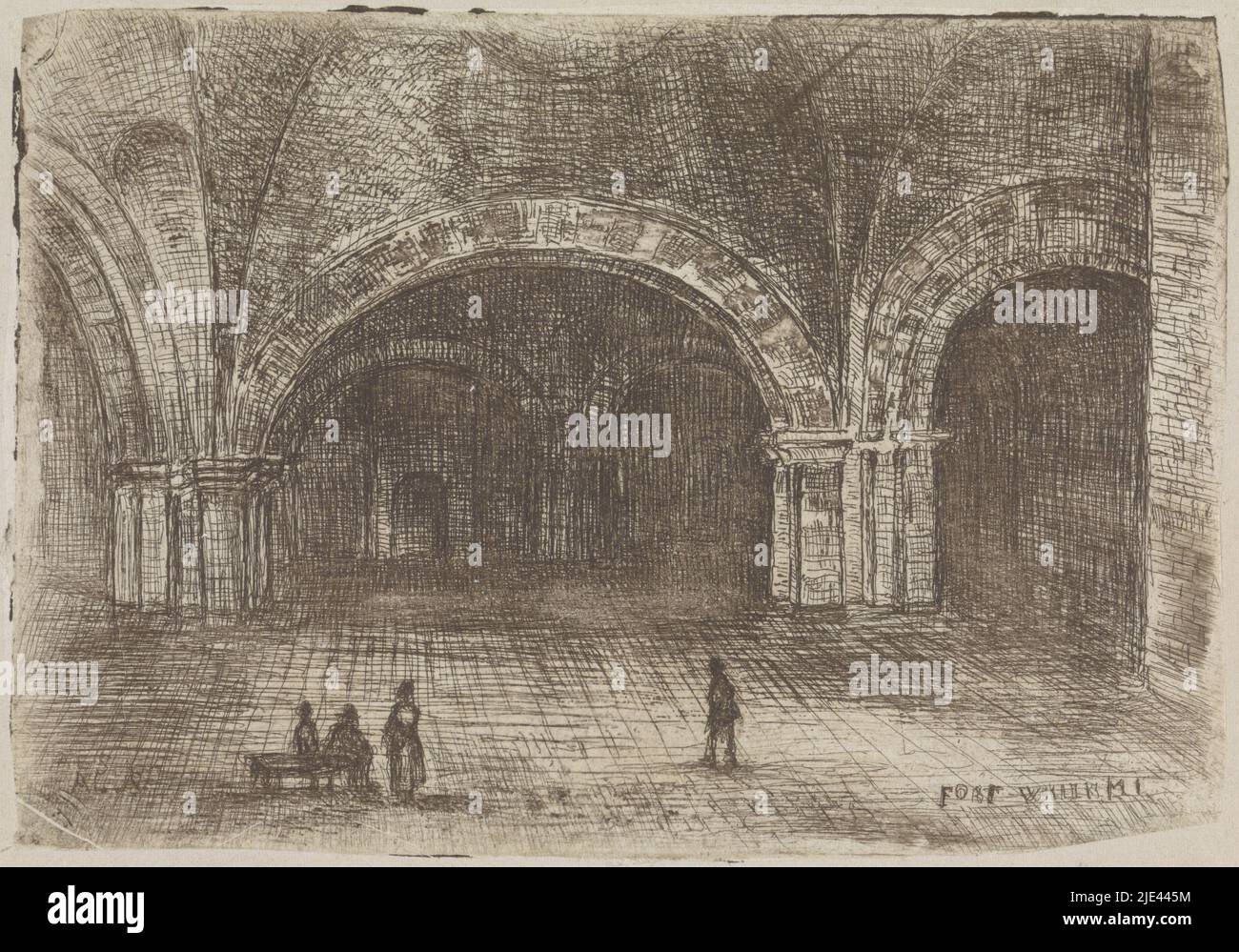 Fort Koning Willem i a Maastricht, Alexander Schaepkens, 1830 - 1899, Fort Koning Willem i a Maastricht, costruito 1815-1818., stampatore: Alexander Schaepkens, (menzionato sull'oggetto), 1830 - 1899, carta, incisione, a 130 mm x l 174 mm Foto Stock