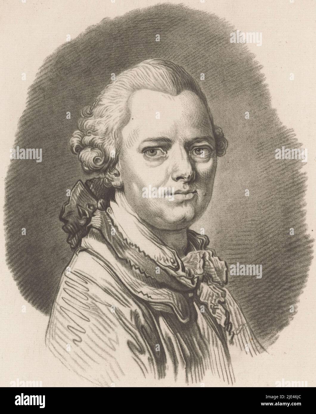 Ritratto di Georg Ludwig Rumpelt, Christian Friedrich Boëtius, dopo Johann Eleazar Schenau, 1777, tipografo: Christian Friedrich Boëtius, (menzionato sull'oggetto), redatrice intermediaria: Johann Eleazar Schenau, (menzionato sull'oggetto), Christian Friedrich Boëtius, (menzionato sull'oggetto), Dresda, 1777, carta, h 314 mm x l 239 mm Foto Stock