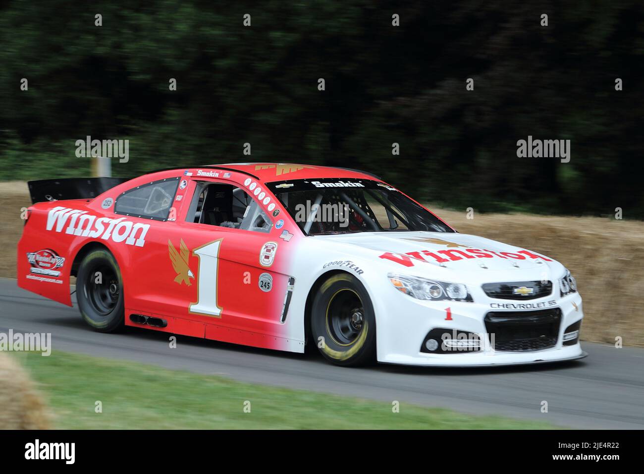 Chevrolet SS American NASCAR Muscle car al Festival of Speed 2022 a Goodwood, Sussex, Regno Unito Foto Stock