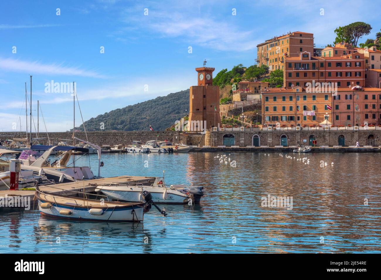 Rio Marina, Rio, Elba, Toscana, Italia Foto Stock