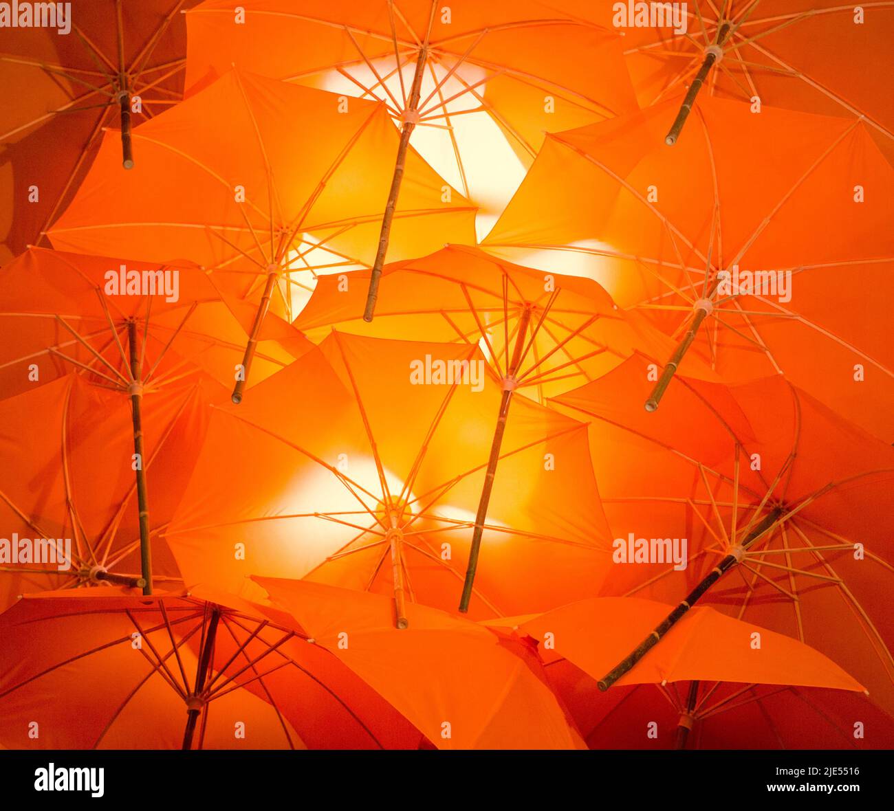 Jingxian contea anhui provincia butte villaggio olio panno ombrello tradizionale Foto Stock