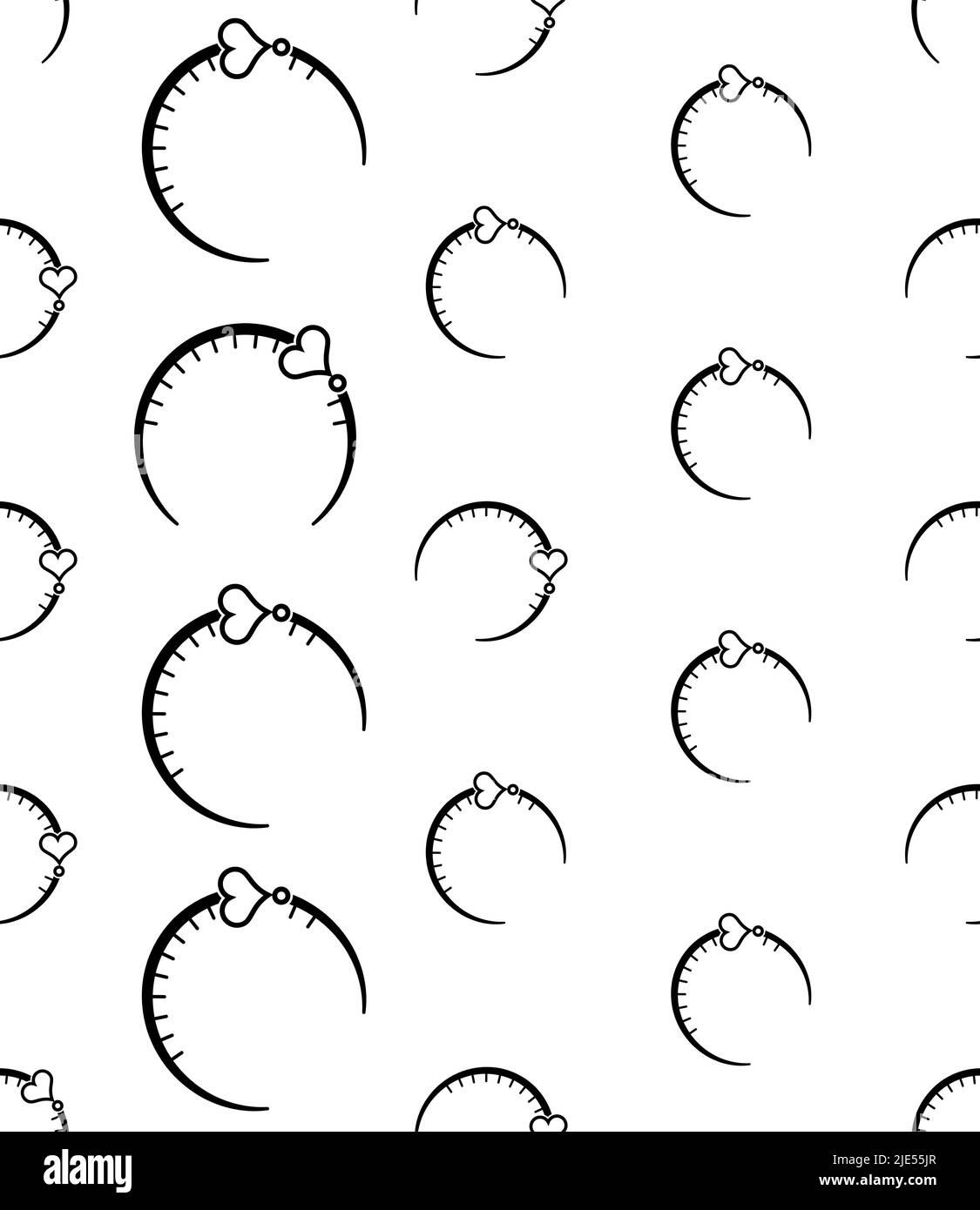 Hair Band Icon Seamless Pattern, Hairband Icon Vector Art Illustration Illustrazione Vettoriale