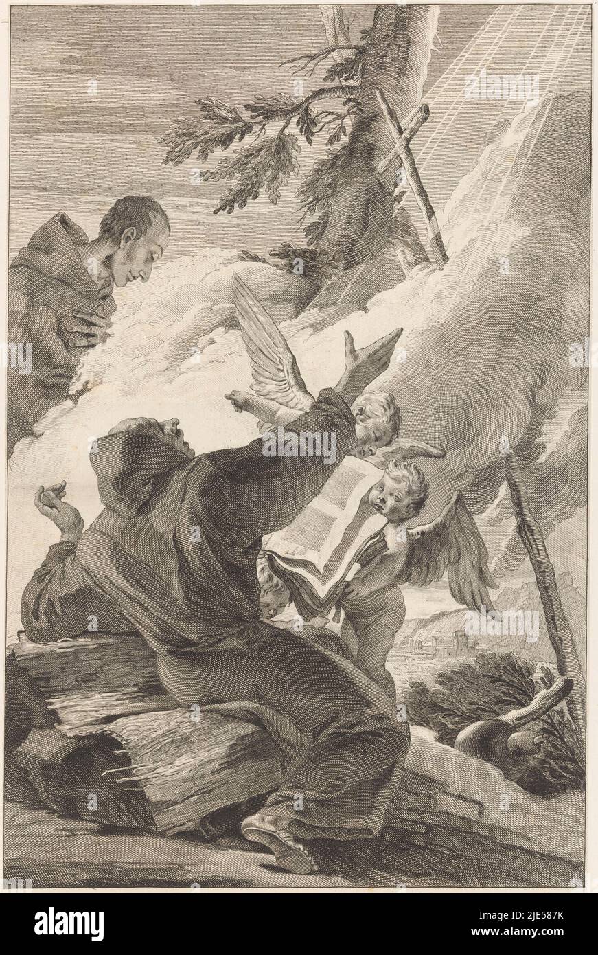 Le Cinque Ferite Di San Francesco San francesco con libro in mano immagini e fotografie stock ad alta