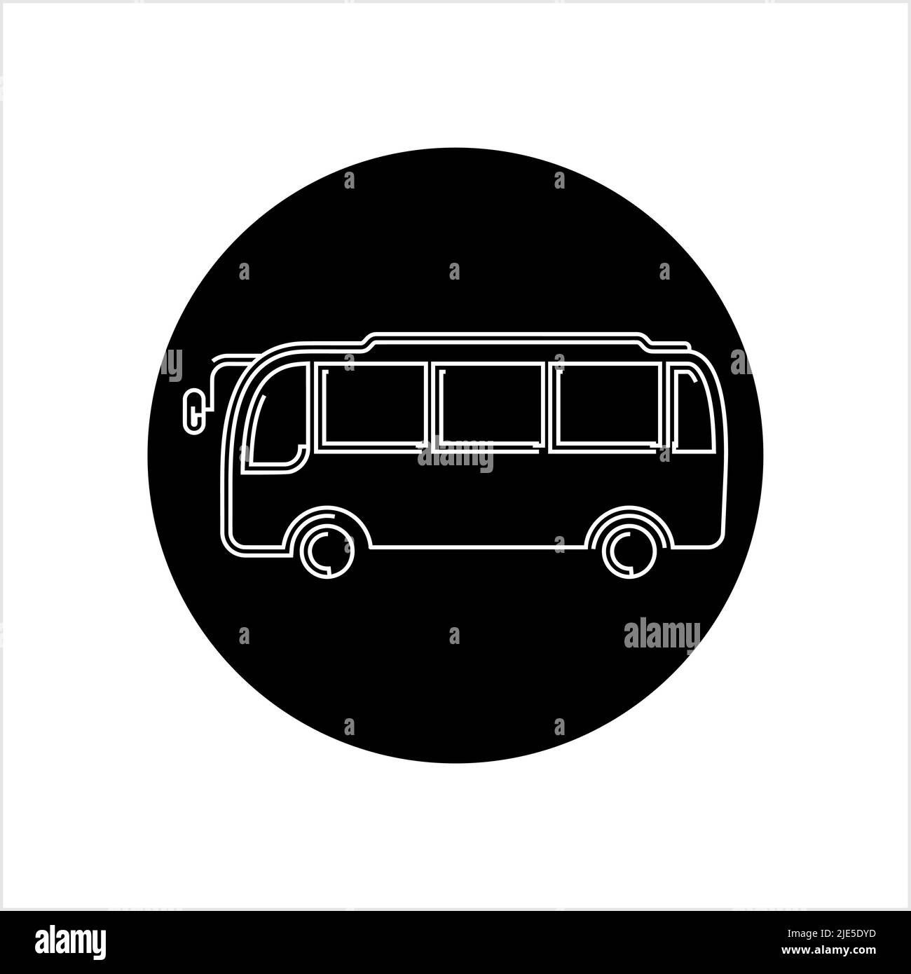 Cartello della stazione di autobus e pullman Immagini Vettoriali Stock ...