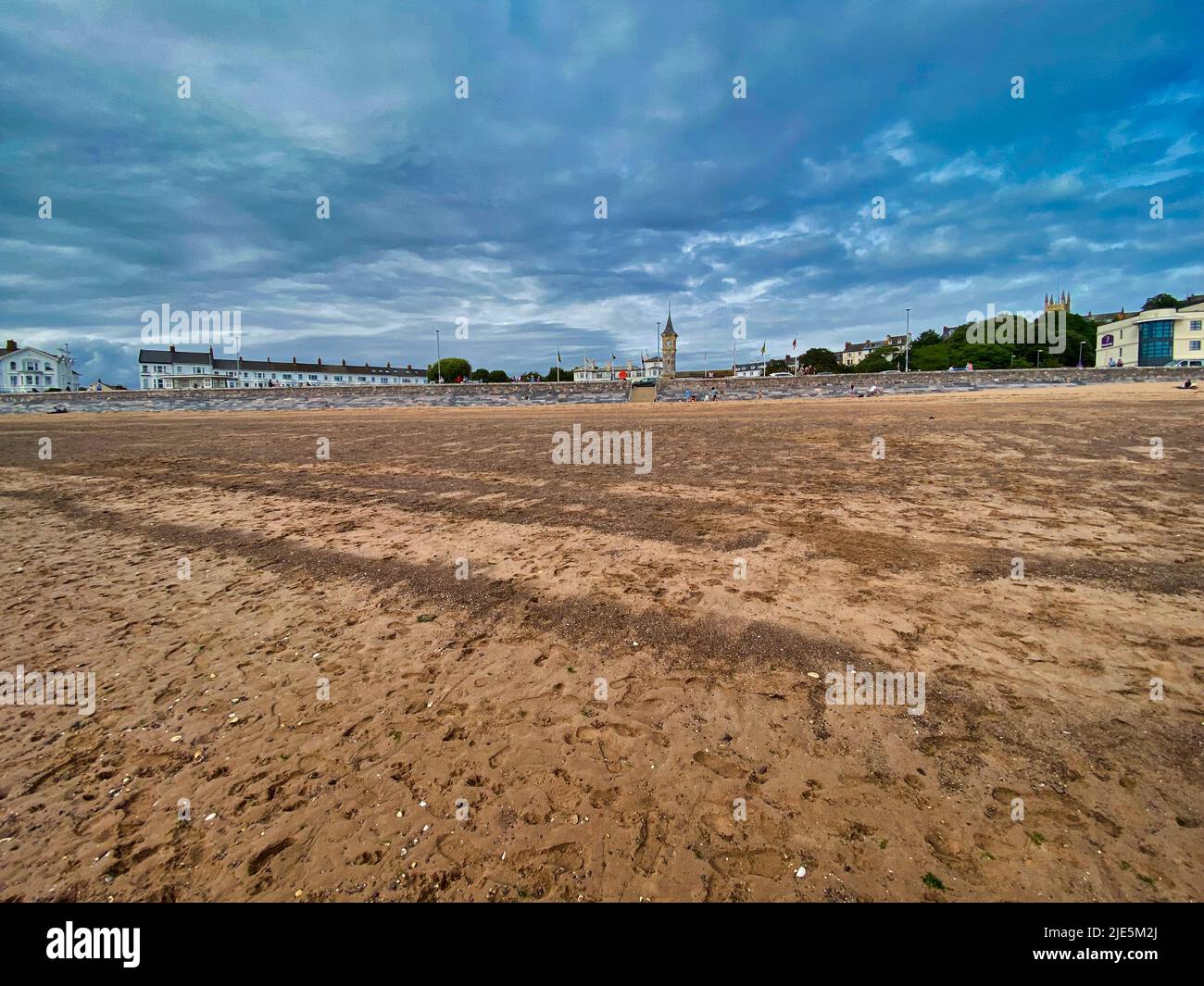 Lungomare di Exmouth nel Devon Foto Stock