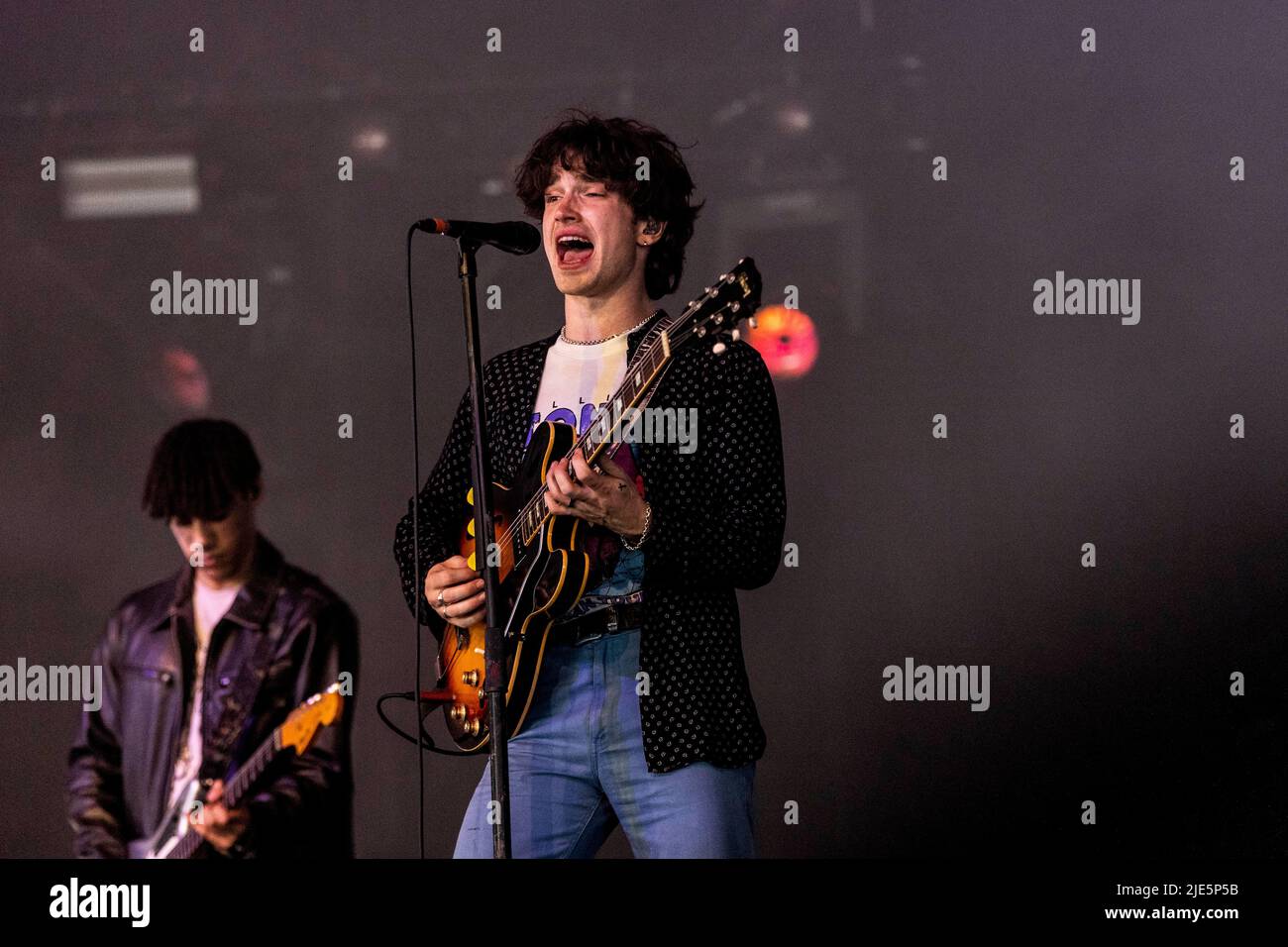 Landgraaf, Paesi Bassi 19 giugno 2022 inalatore vivo al Pinkpop Festival 2022 © Roberto Finizio/ Alamy Foto Stock