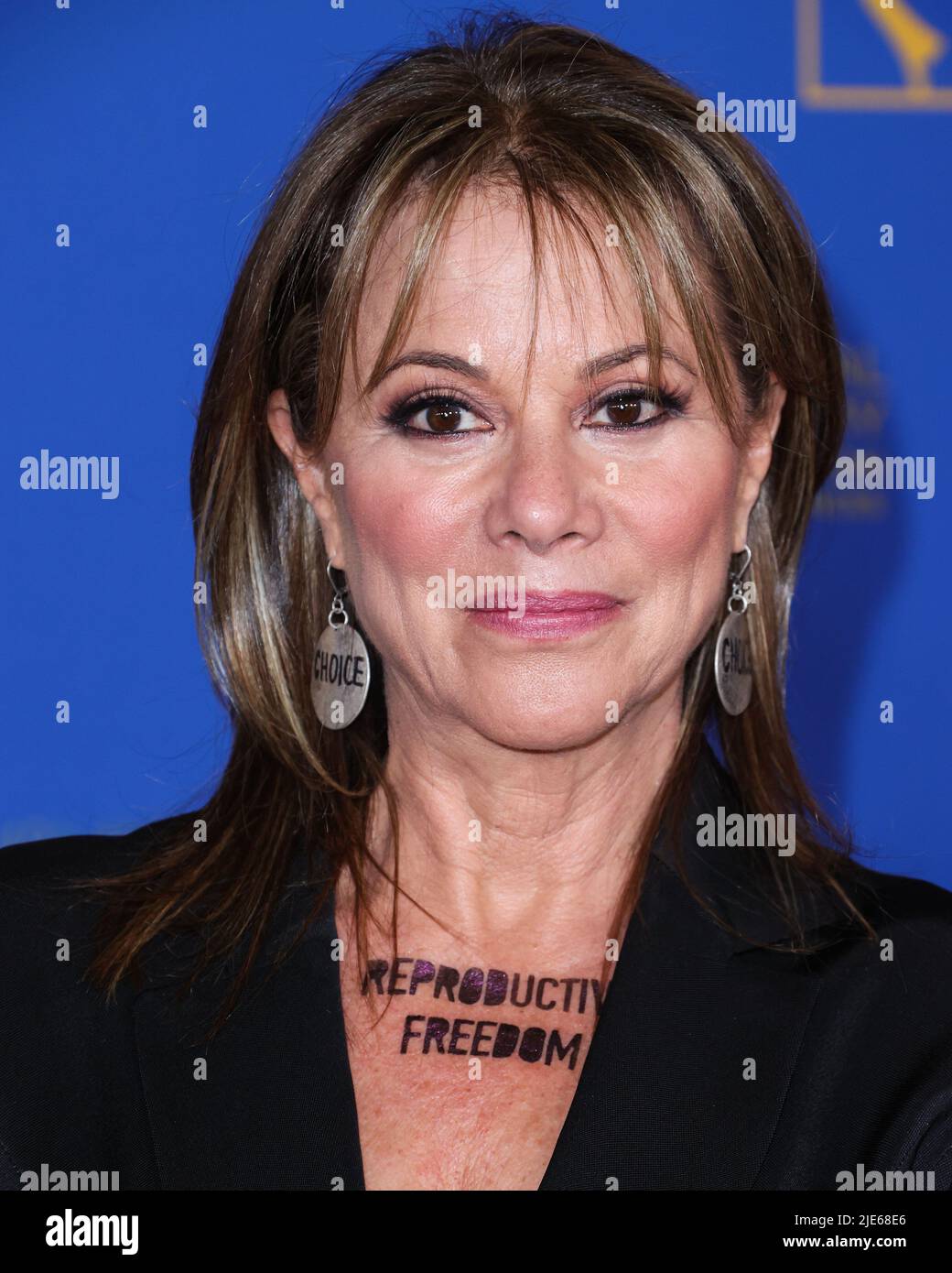 PASADENA, LOS ANGELES, CALIFORNIA, USA - GIUGNO 24: Nancy Lee Grahn arriva ai 49th Daytime Emmy Awards tenutisi al Pasadena Convention Center il 24 Giugno 2022 a Pasadena, Los Angeles, California, Stati Uniti. (Foto di Xavier Collin/Image Press Agency) Foto Stock