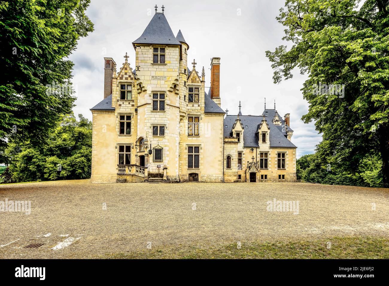 Château de Candé, Monts, Indre-et-Loire, Francia. Foto Stock