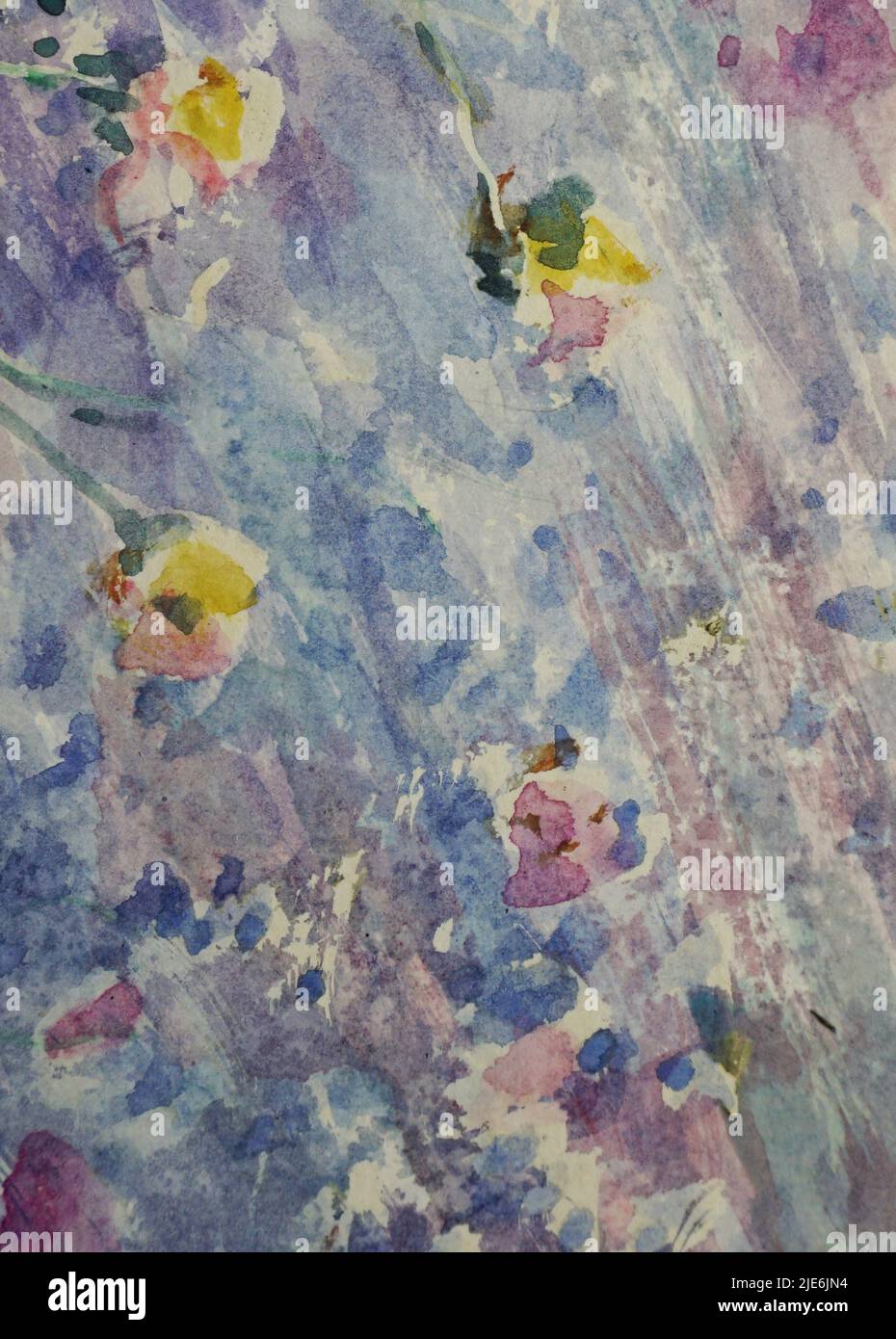 Flick The Abstract Watercolor sfondo colori colorati mix Foto Stock