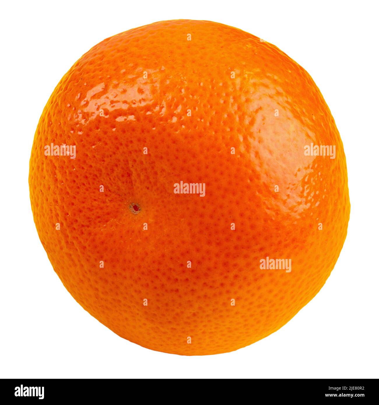 Mandarino fresco. Mandarino arance frutta isolato su sfondo bianco. Il file contiene il percorso di ritaglio. Foto Stock