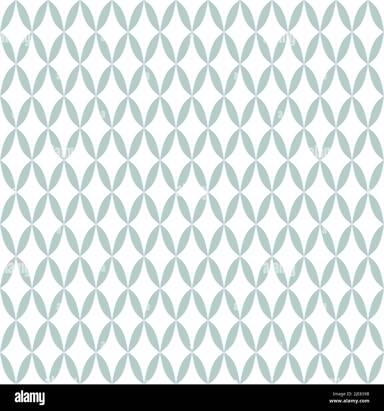 Ripetizione geometrica senza giunture. Ornamento moderno con stelle. Disegno astratto geometrico azzurro e bianco Foto Stock
