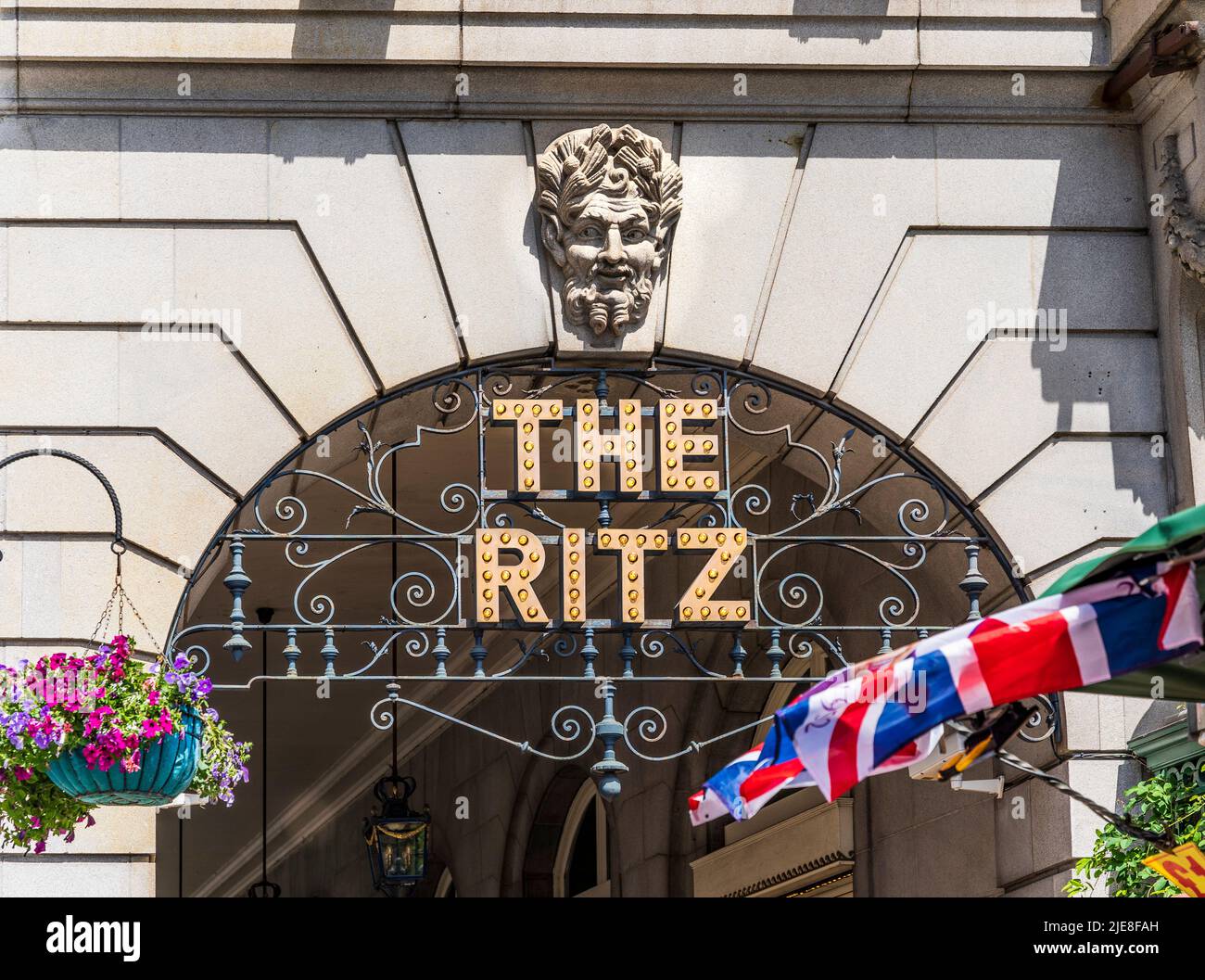 Ritz London, hotel a 5 stelle a Piccadilly, uno degli hotel più prestigiosi e conosciuti al mondo, simbolo dell'alta società e del lusso. Foto Stock
