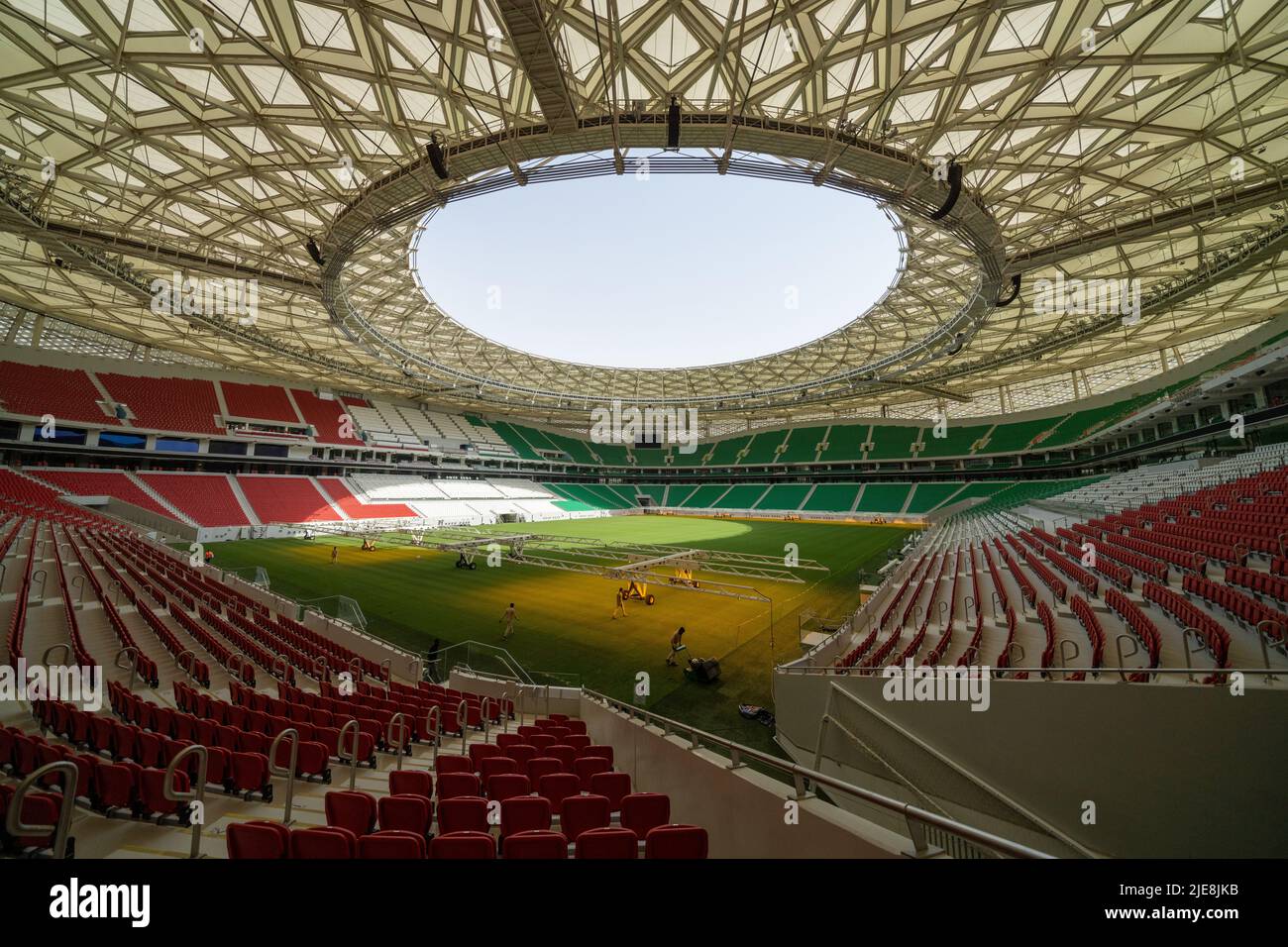 Al Thumama Stadium , un'arena da 40.000 posti e uno dei 8 stadi per la Coppa del mondo FIFA Qatar 2022 Foto Stock