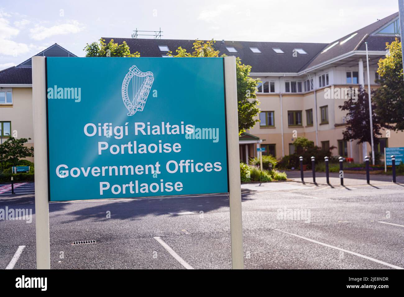 Uffici governativi Portlaoise, Contea di Laois, Repubblica d'Irlanda Foto Stock