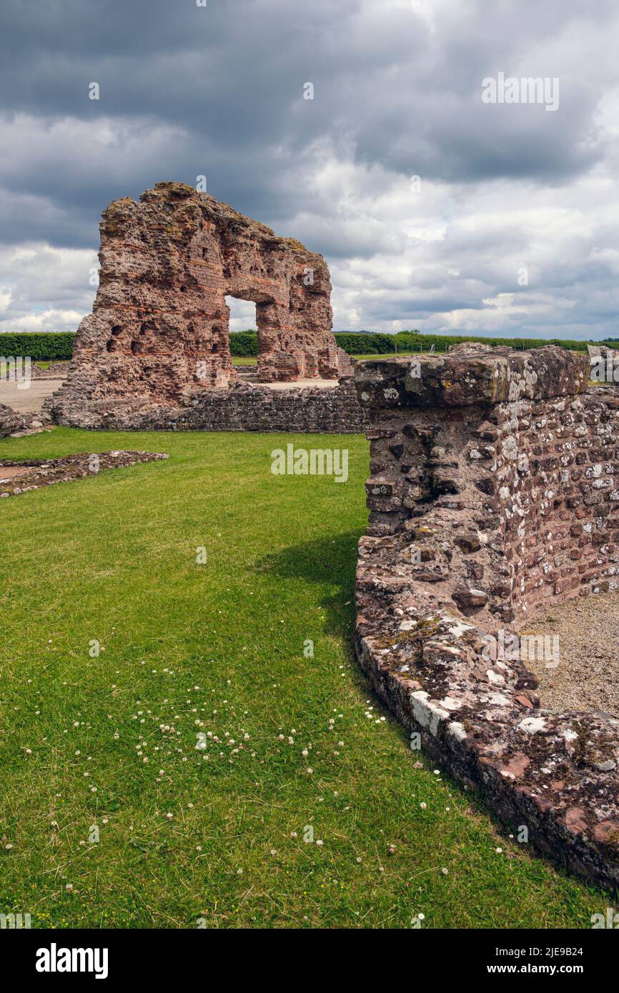 Città romana di Wroxeter, Shropshire Foto Stock