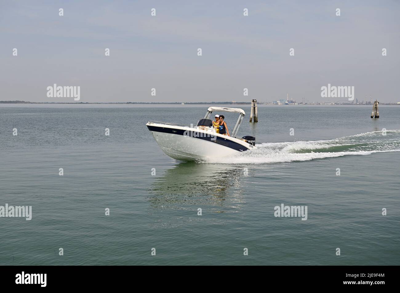 Venezia, Italia. Giugno 17, 2022. Ingresso alla Laguna di Venezia Foto Stock