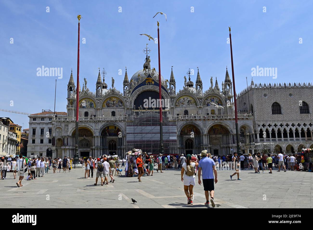 Venezia, Italia. Giugno 17, 2022. Basilica di San Marco a Venezia Foto Stock