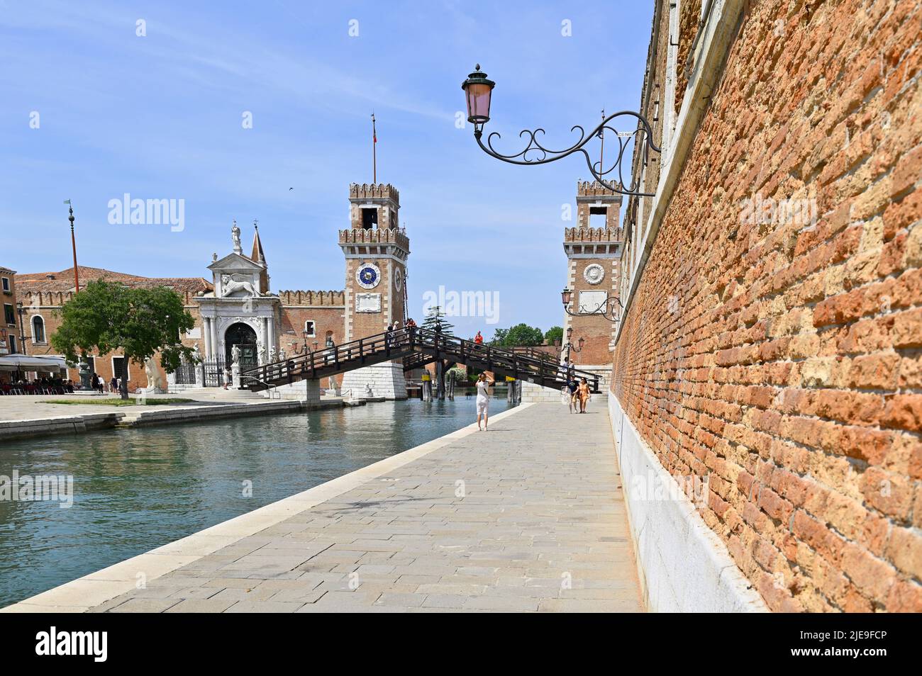 Venezia, Italia. Giugno 17, 2022. L'Arsenale veneziano (Arsenale di Venezia) Foto Stock