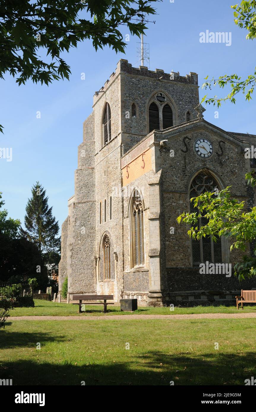 St Mary's Church, Attleborough, Norfolk Foto Stock