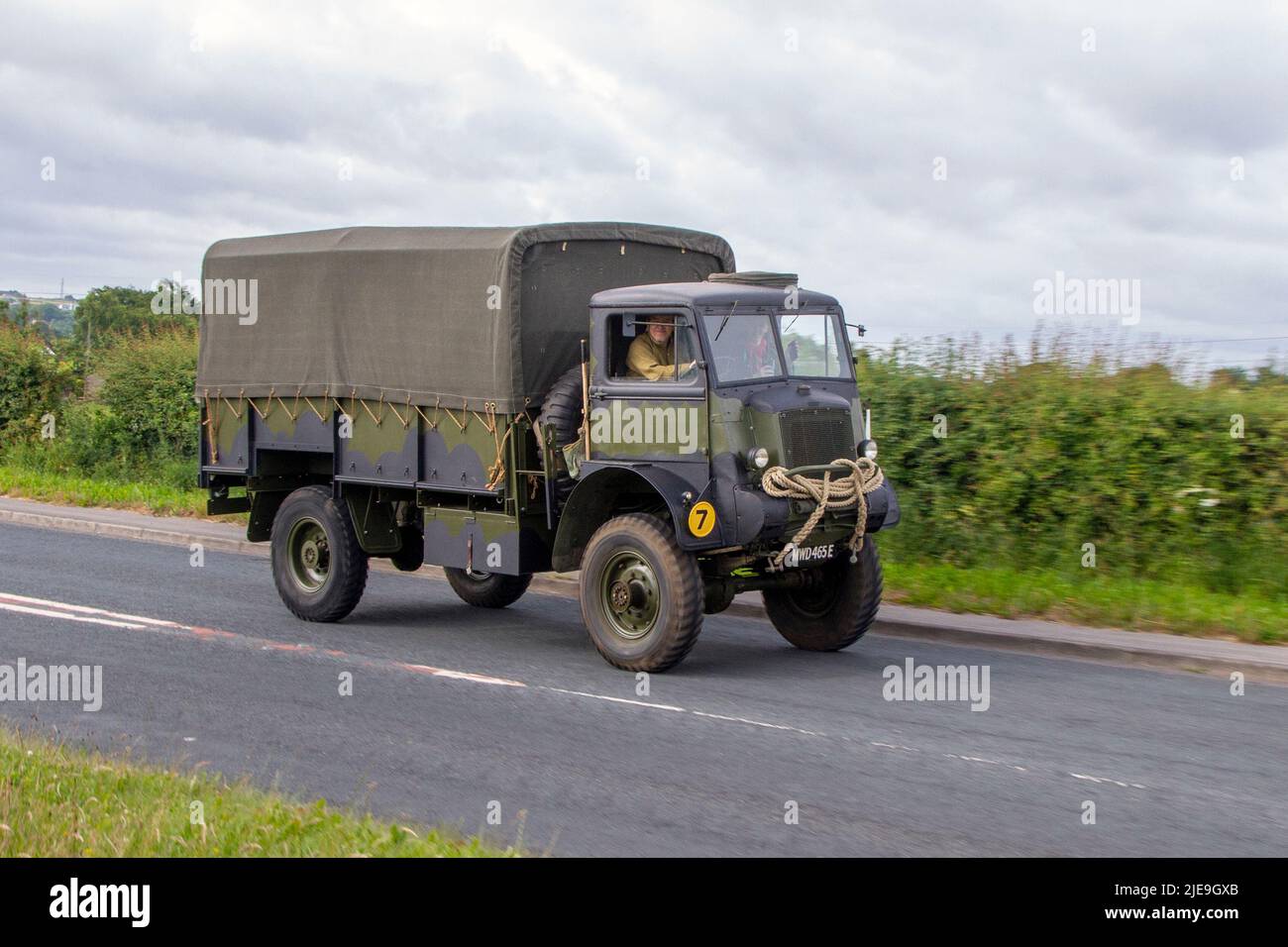 Kit Modello In Plastica Rubicon 1:56 Del Camion Merci Bedford QLD, Seconda Guerra Mondiale, Forze Armate Britanniche