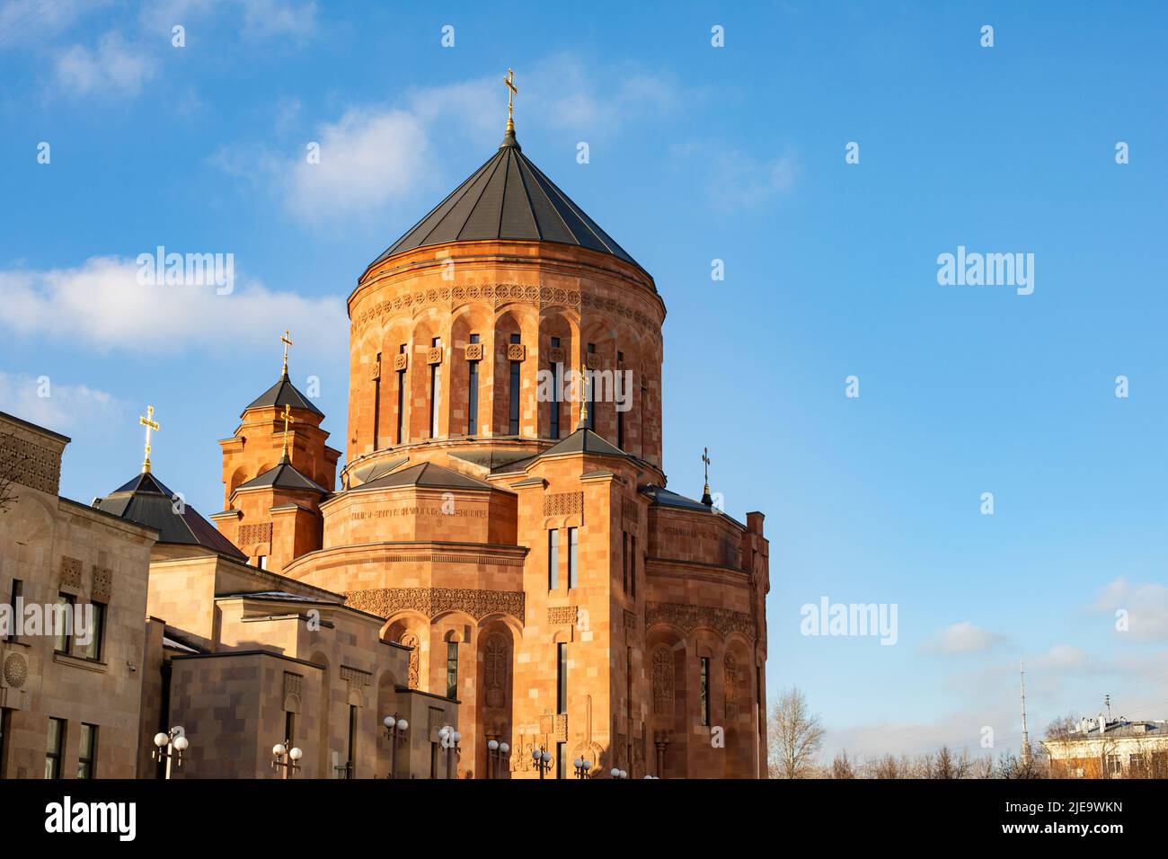 Complesso del Tempio Armeno Cattedrale della Trasfigurazione a Mosca Russia Foto Stock