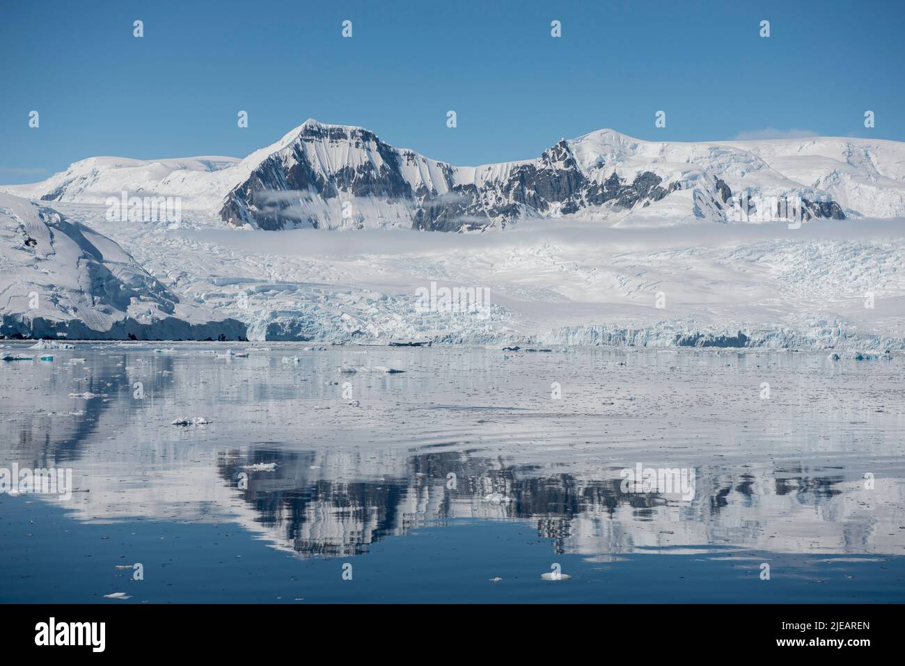 Canale Lemaire sulla penisola antartica Foto Stock