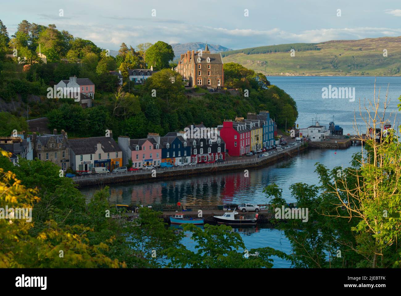 Tobermory colorato, Isola di Mull Foto Stock