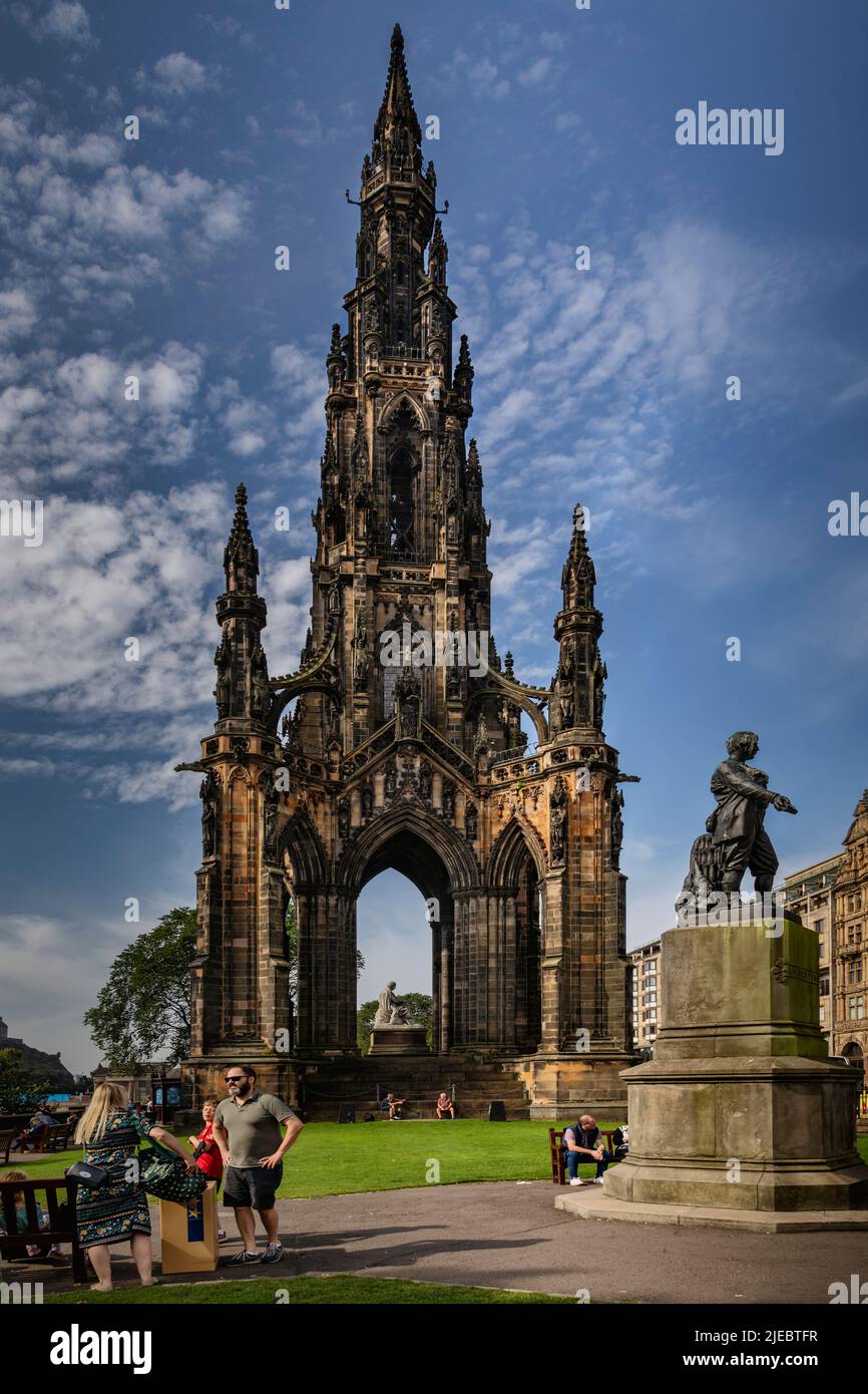 Edimburgo, la capitale della Scozia. Foto Stock