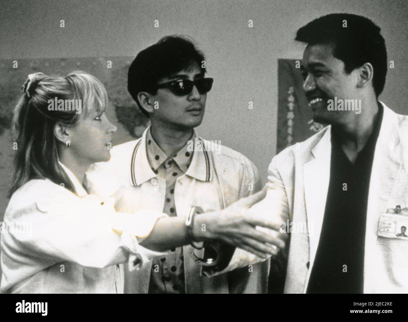 Attori Cynthia Rothrock e Keith Cooke nel film China o'Brien, USA/HK 1990 Foto Stock