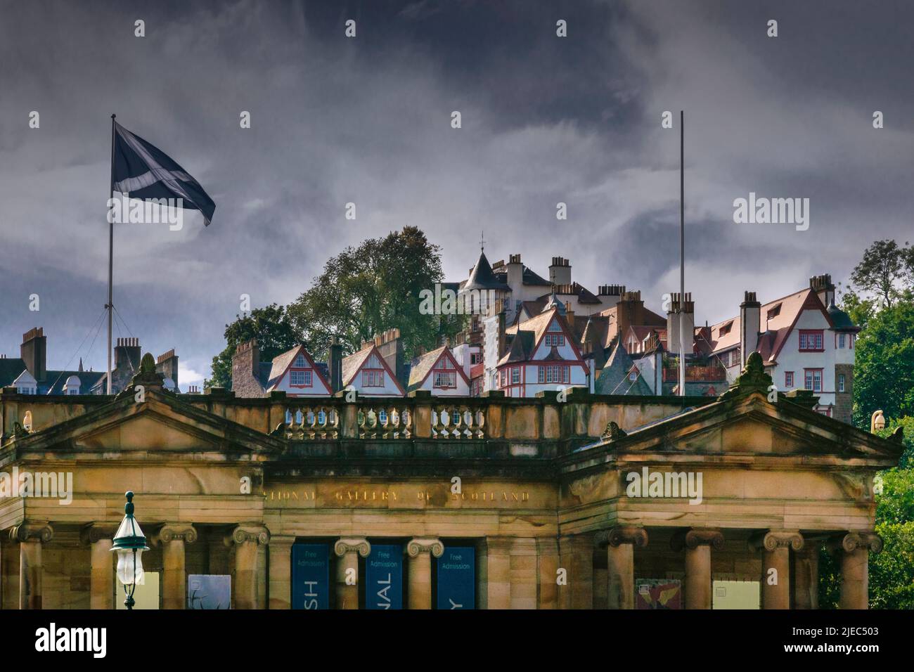 Edimburgo, la capitale della Scozia. Foto Stock