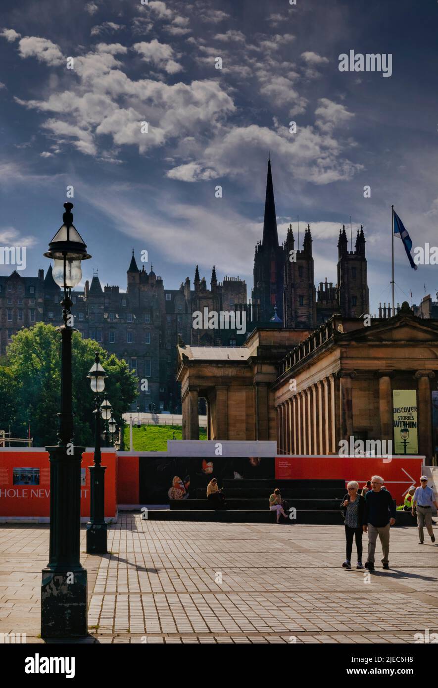 Edimburgo, la capitale della Scozia. Foto Stock