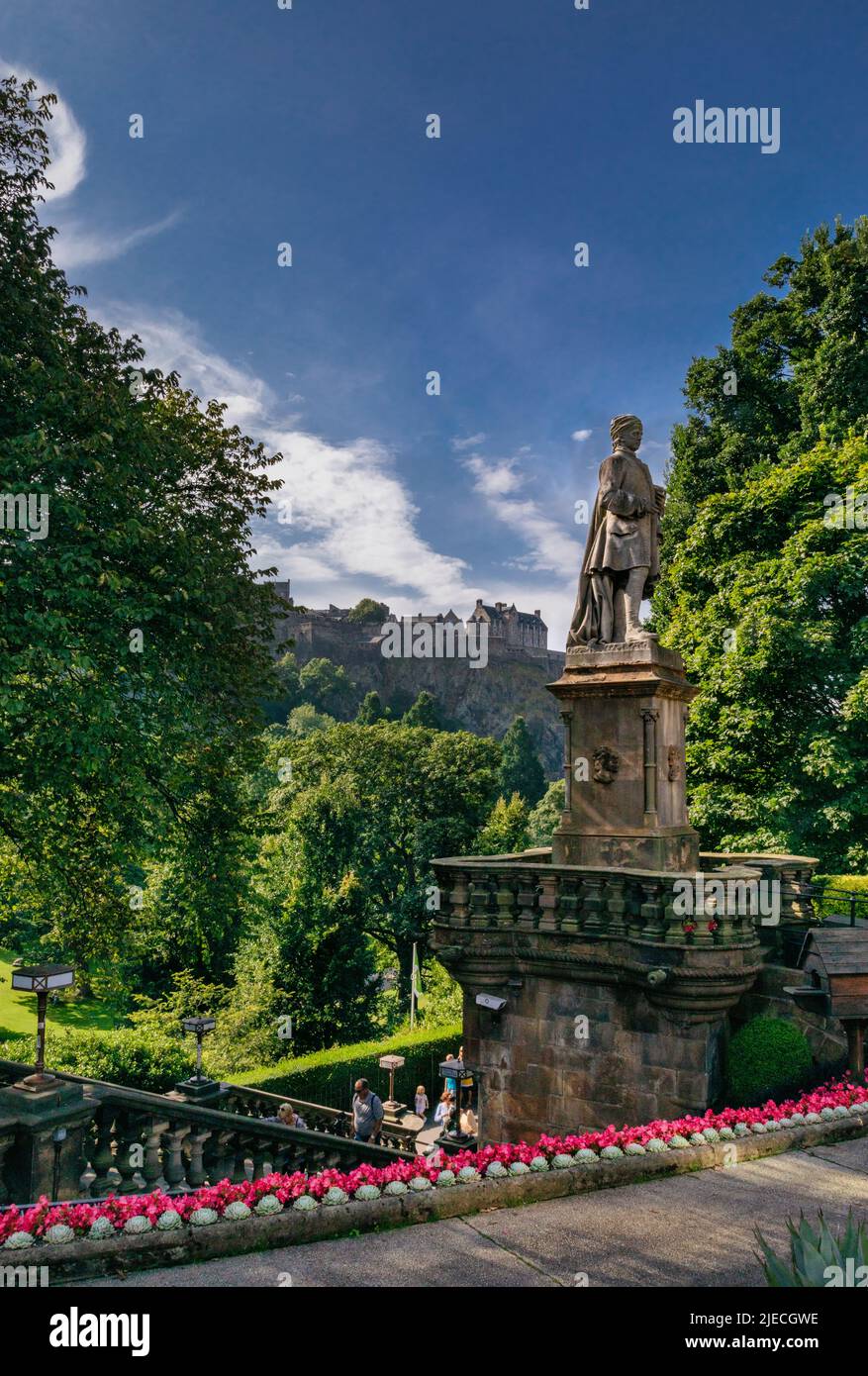 Edimburgo, la capitale della Scozia. Foto Stock