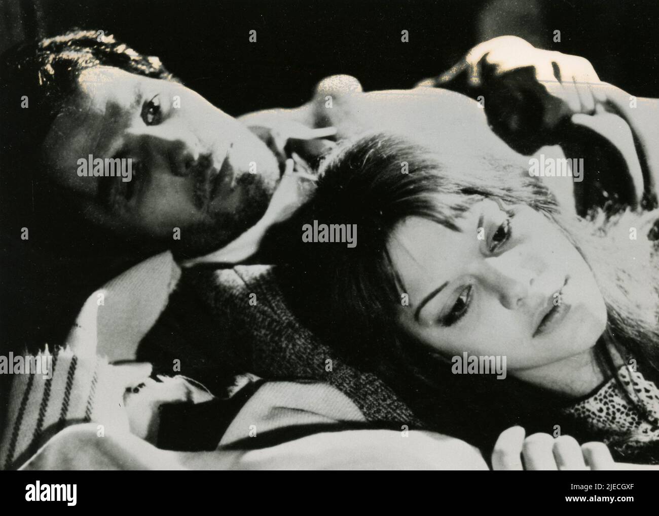 L'attore italiano Giuliano Gemma e l'attrice Tina Aumont nel film Corbari, Italia 1970 Foto Stock