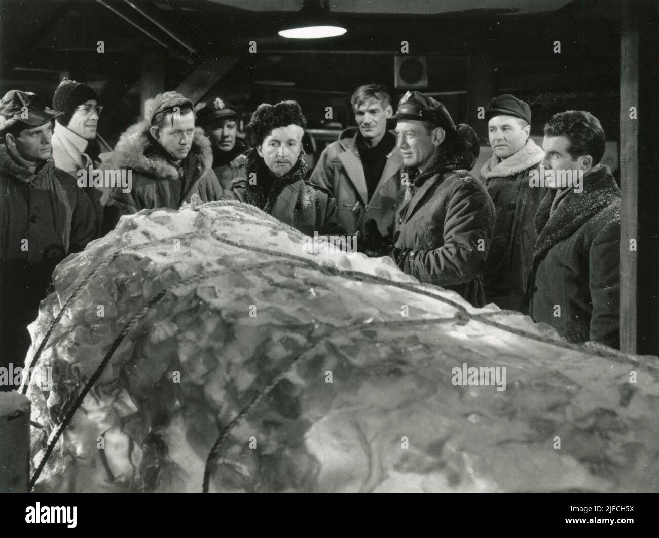 Scena dal film la cosa da Antother World, USA 1951 Foto Stock