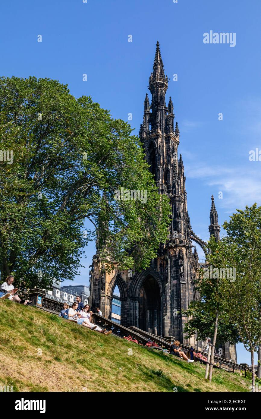 Edimburgo, la capitale della Scozia. Foto Stock