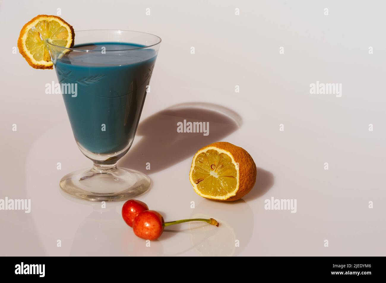 cocktail blue wing Foto Stock