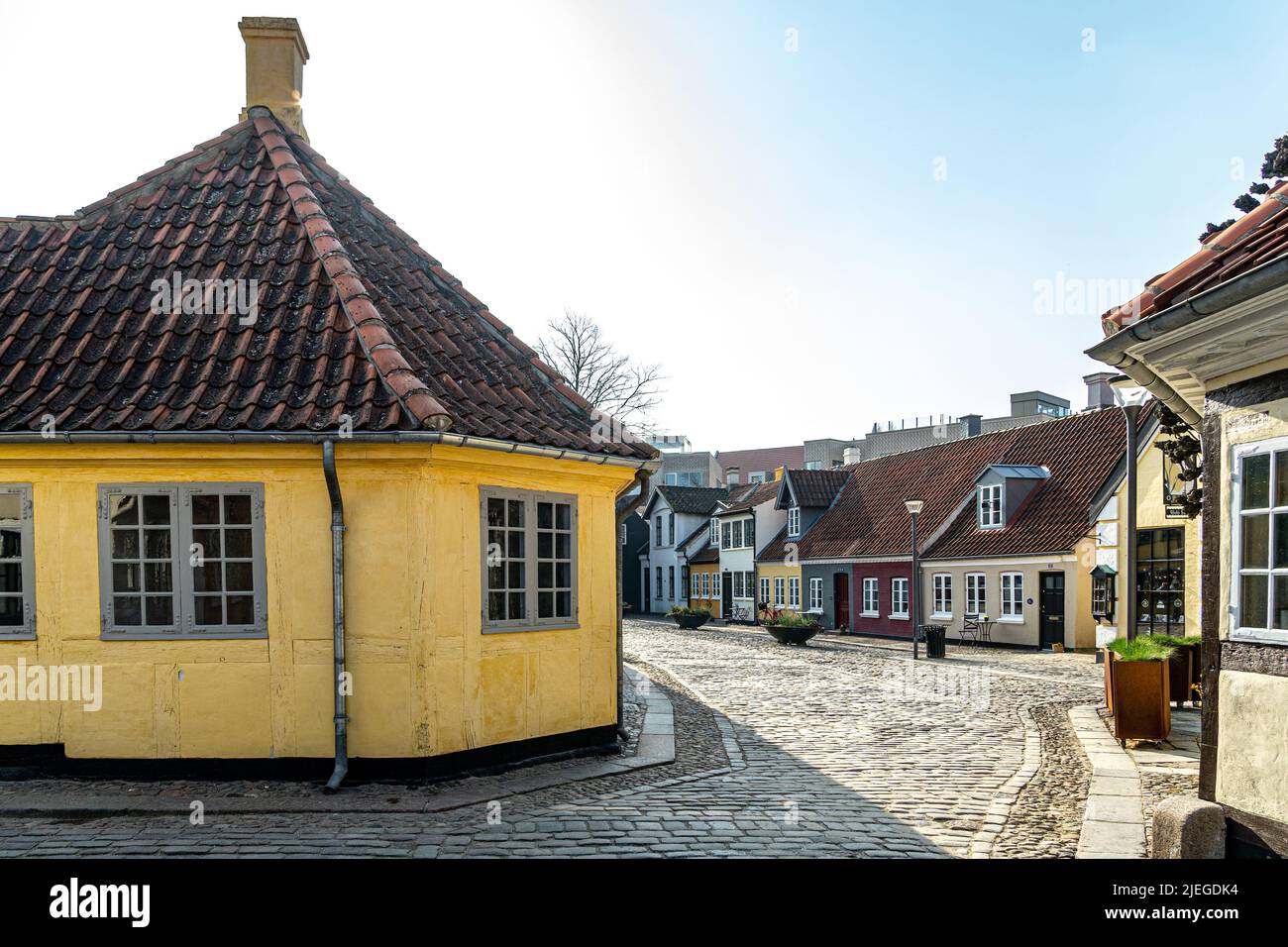 Luogo di nascita di H. C. Andersens. Museo che celebra la vita, il lavoro e il periodo del grande autore danese. Odense, Isola di Funen, Danimarca, Europa Foto Stock