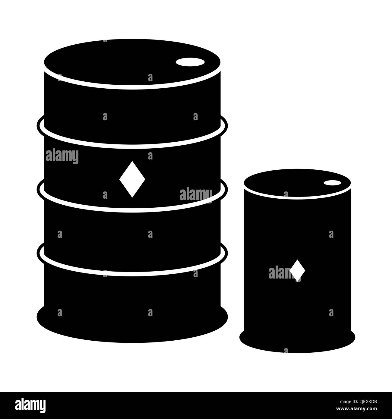 Batteria chimica icona nera sfondo bianco Illustrazione Vettoriale