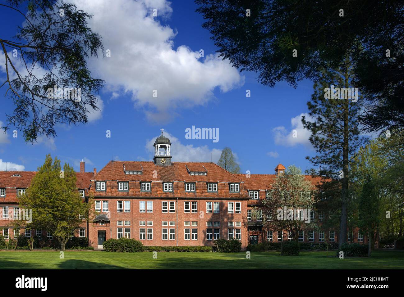 Thomas in Vechta, Dominikanerkloster, Backsteinbau, Foto Stock