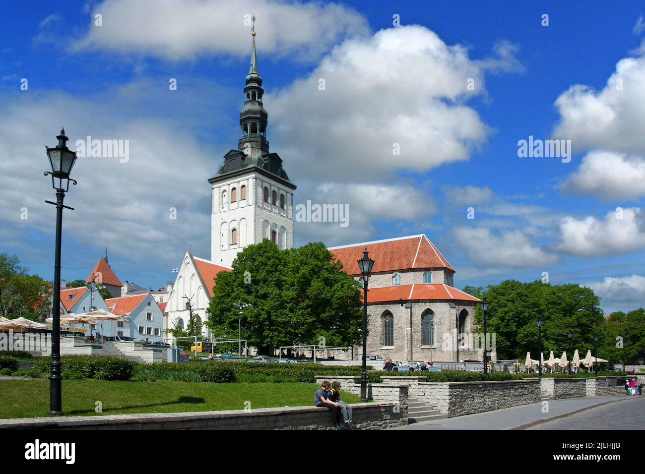 San Nicola Kirche, Nikolaikirche, Altstadt, Tallinn, Estland, Baltikum, Europa, Niguliste kirik, Estland, Foto Stock