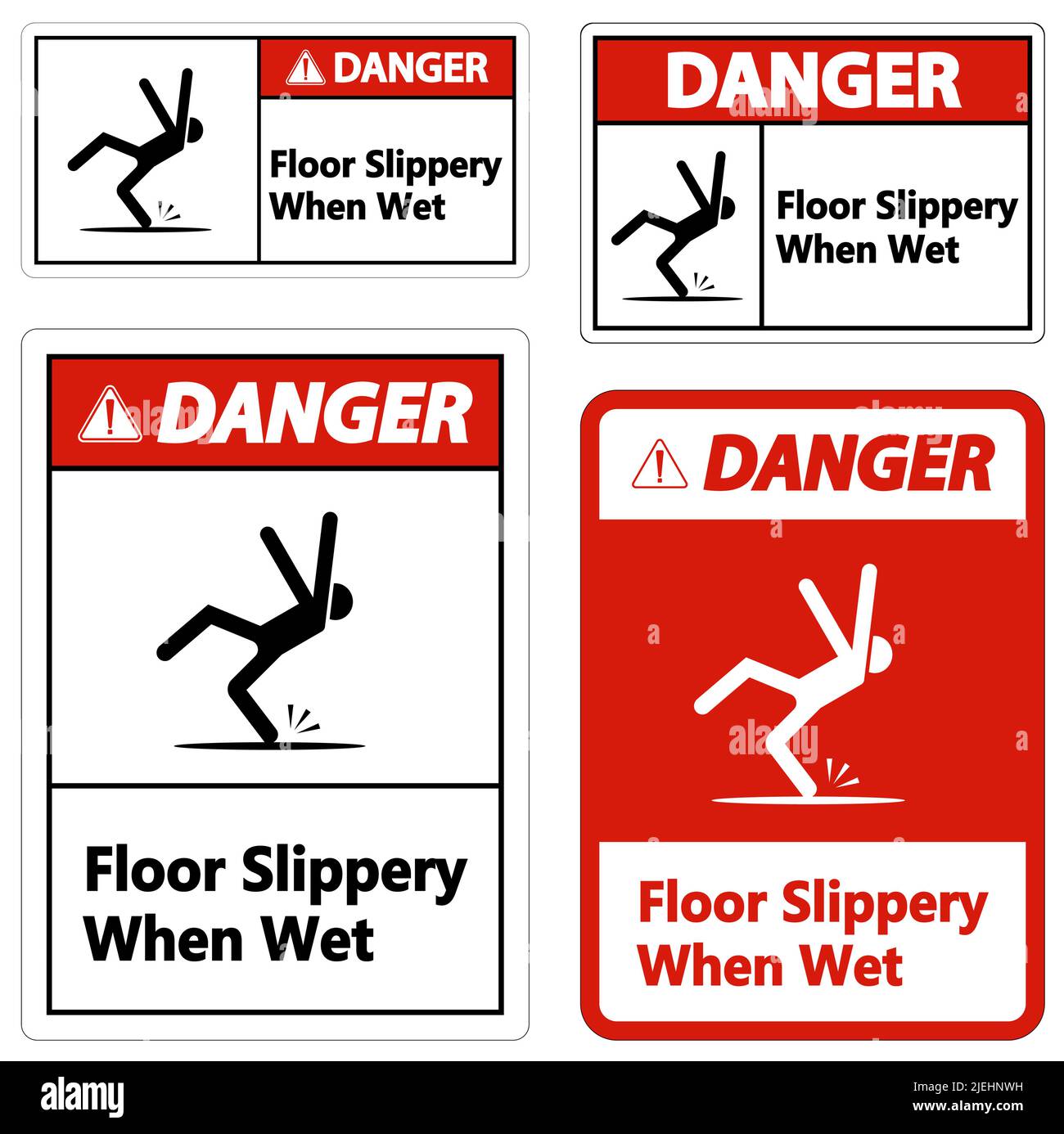 CARTELLO SEGNALETICO TRIANGOLO - Pericolo Superficie Scivolosa - Foto 10